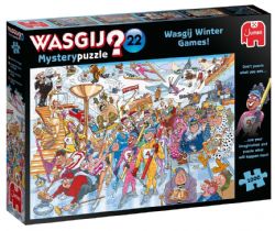 WASGIJ MYSTERY NO 22 BLEU CASSE-TÊTE 1000 PIÈCES - JEUX D'HIVER #70-25012
